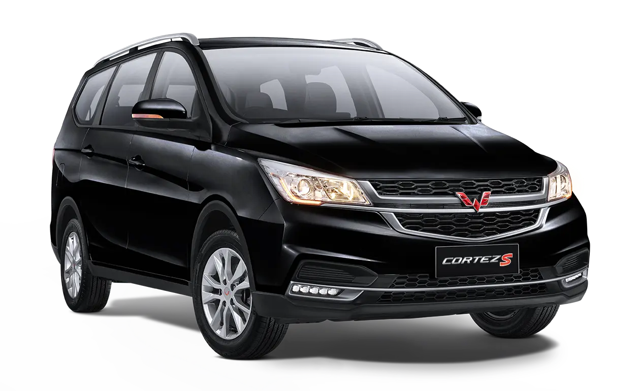 Wuling Cortez S warna gelap, tersedia transmisi manual