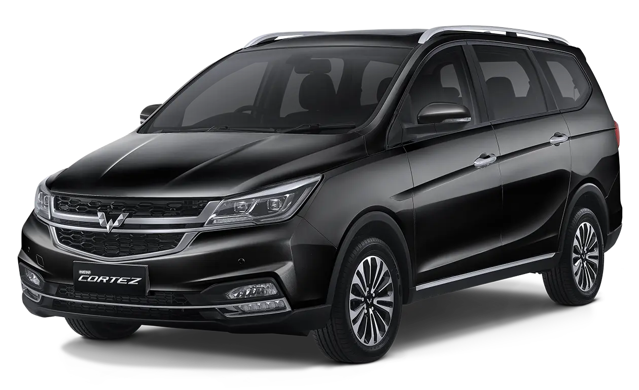 Wuling Cortez hitam, mobil 7 seater untuk keluarga Indonesia