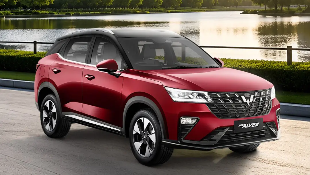 Wuling New Alvez SUV kompak sebagai teman aktivitas harian di tepi danau kota